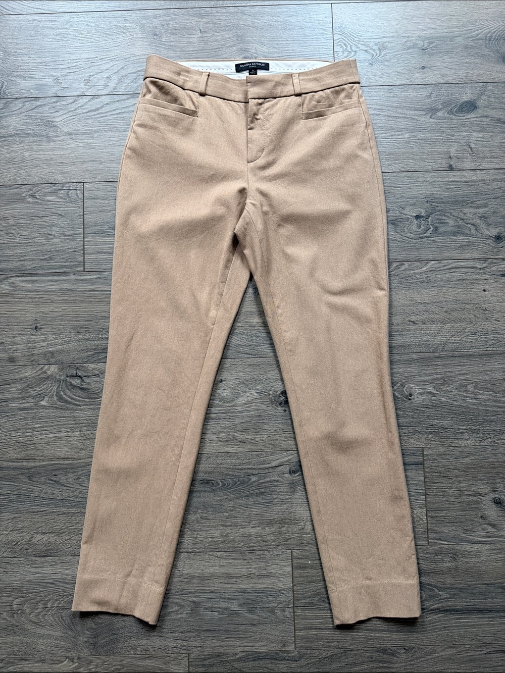 Banana Republic Sloan Tan Slim Ankle Pants Size 2